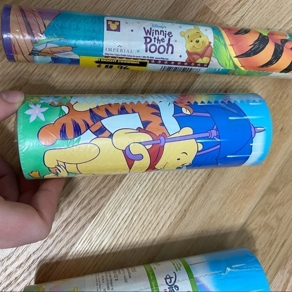 Winnie the Pooh Wallpaper Border 3 Rolls NWT